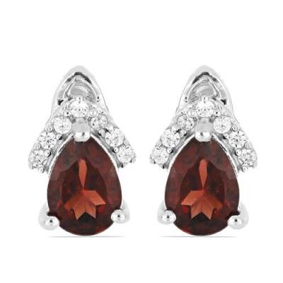 BUY 925 SILVER LONDON TOPAZ GEMSTONE CLASSIC EARRINGS